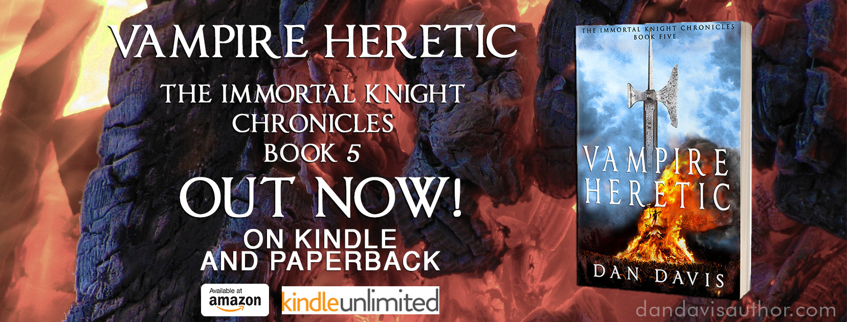 Vampire Heretic: the Immortal Knight Chronicles Book 5 – Out Now!