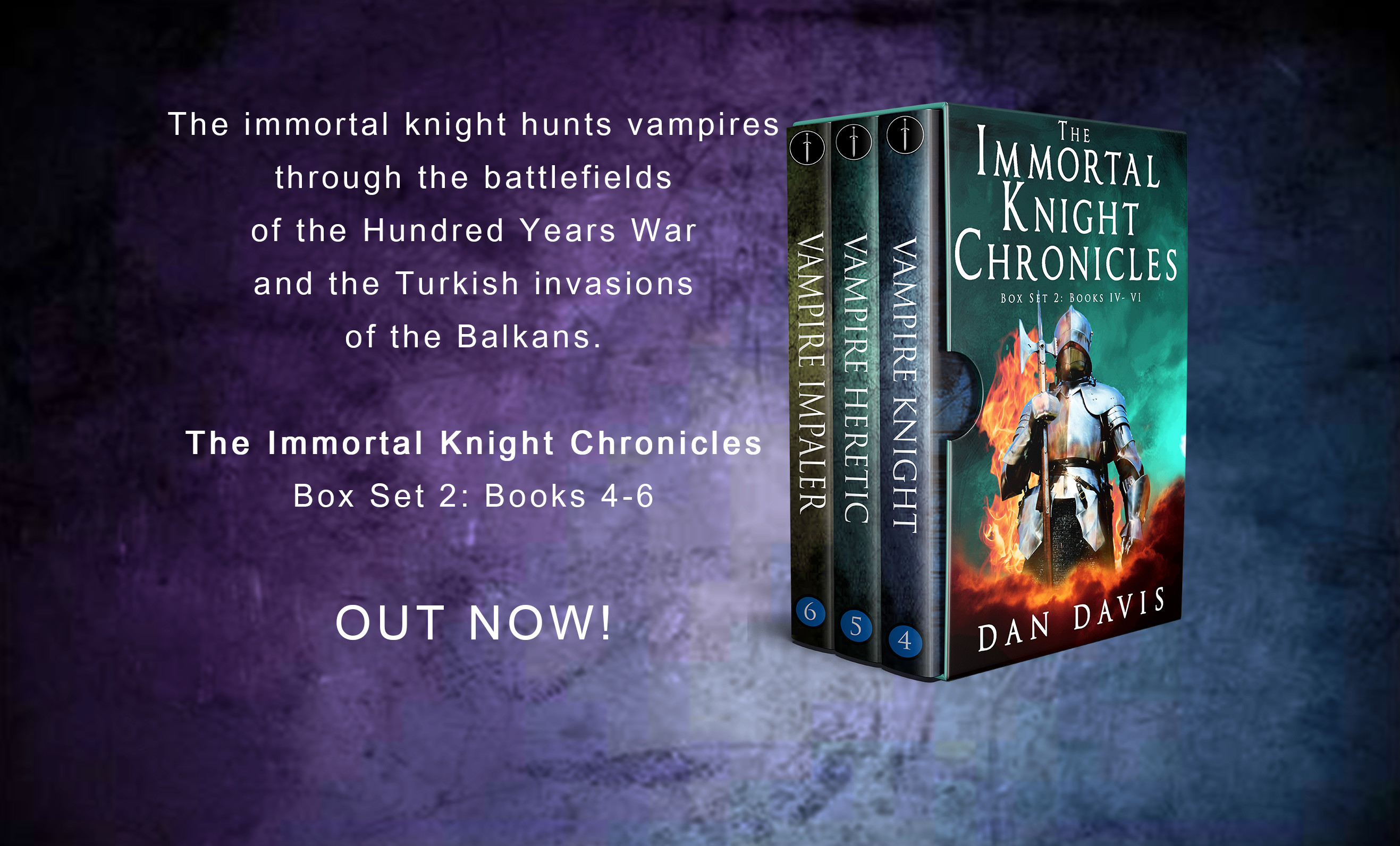 Out now – the Immortal Knight Chronicles Box Set 2: Books 4-6